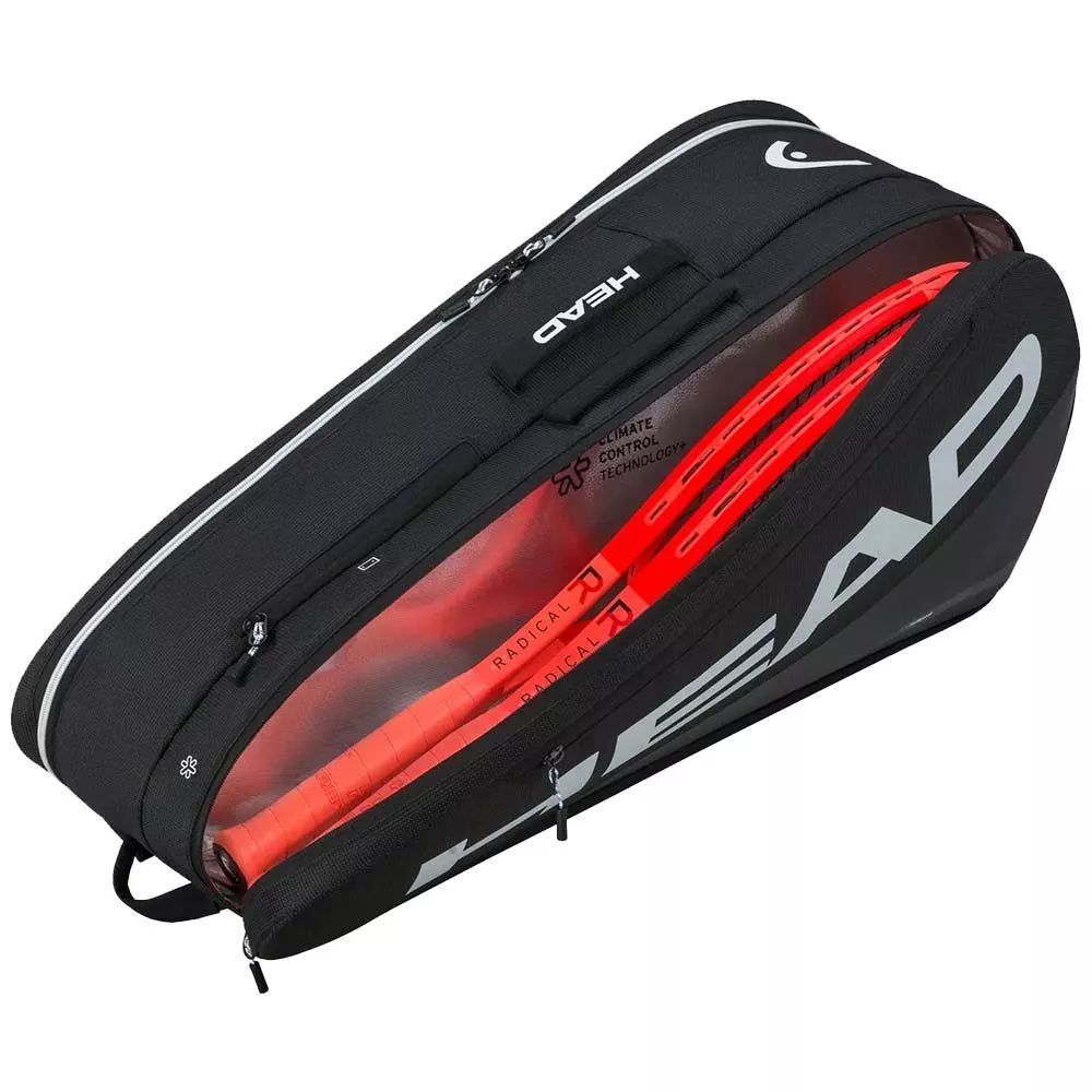 Head Tour M 6R Tennis Bag Black