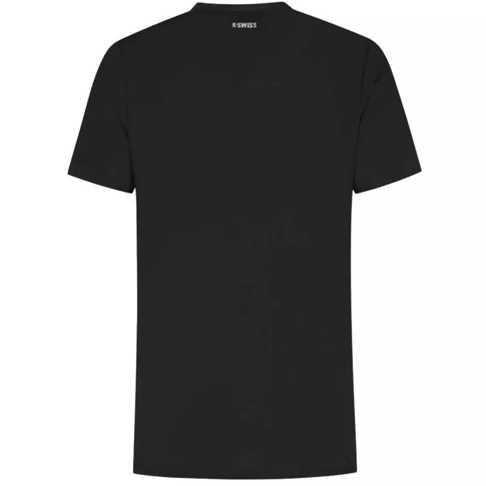 K-Swiss Hypercourt Tee Jacquard Black T-Shirt