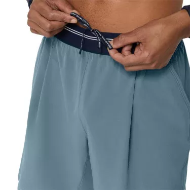 Asics Game 7-Inch Tennis Shorts - Ironclad Blue/Grey
