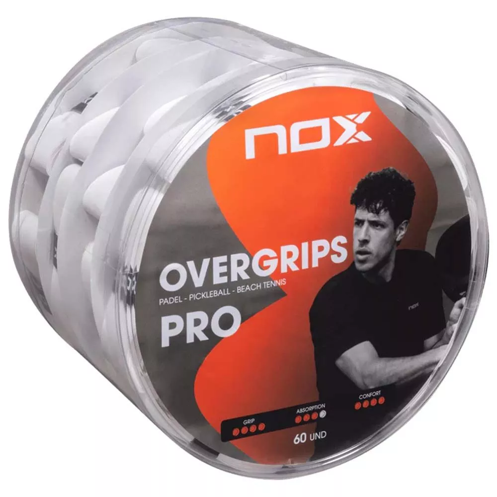 Nox Pro White Overgrips x 60