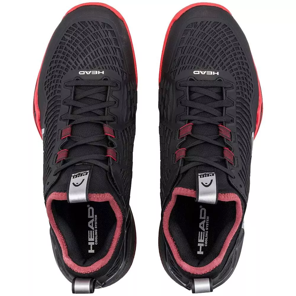 Head Endure Pro Clay Tennis Shoes Black / Red
