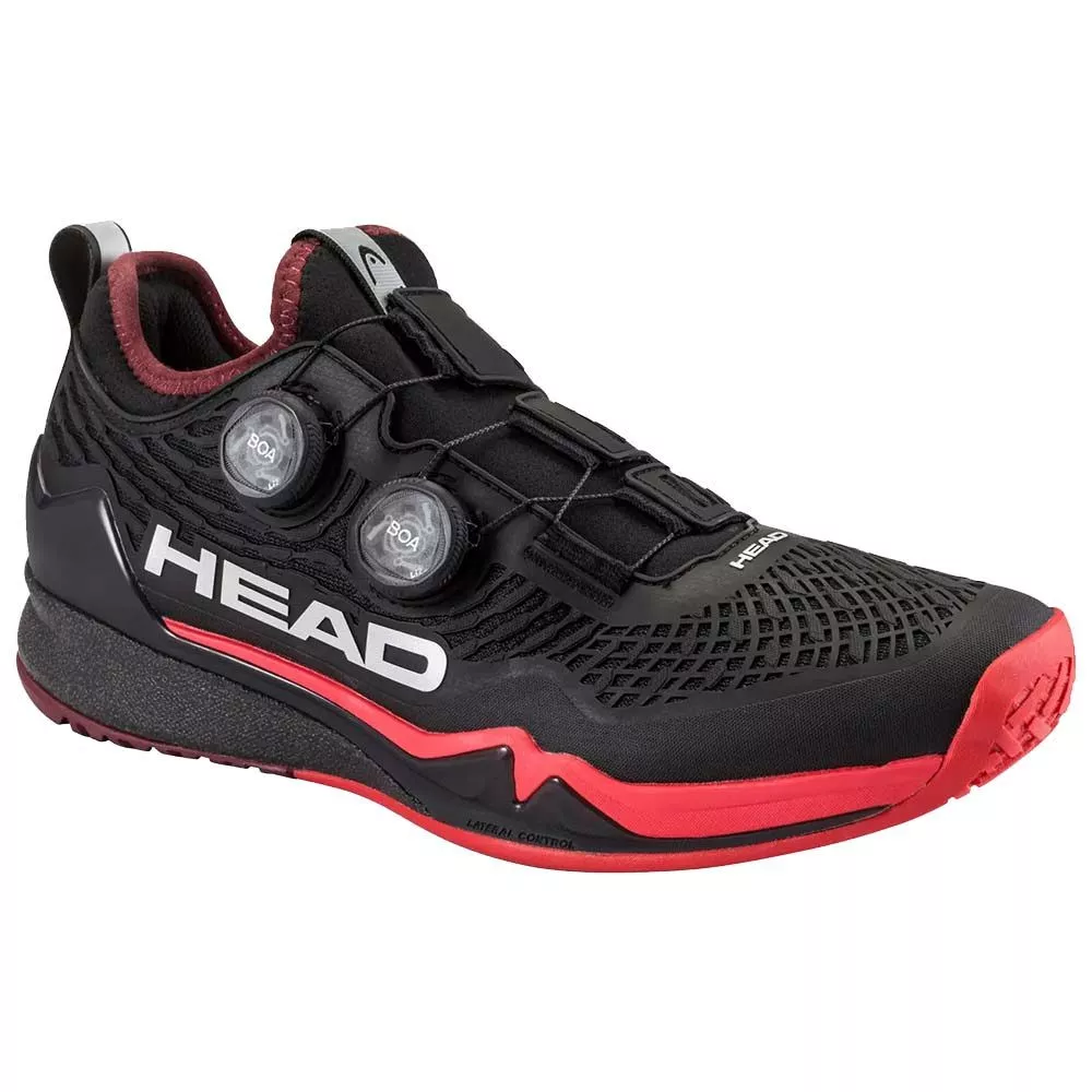 Head Endure Pro BOA Tennis Shoes Black / Red