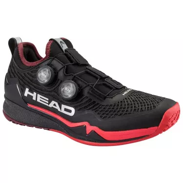 Head Endure Pro BOA Tennis Shoes Black / Red