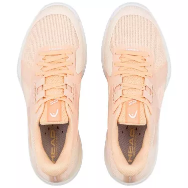 Head Sprint Pro 4.0 Women's Clay Court Tennis Shoes Peach / White