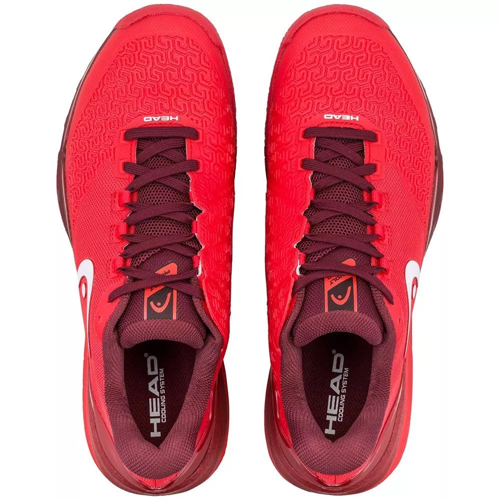 Head Revolt Pro 5.0 Red Tennis Shoes