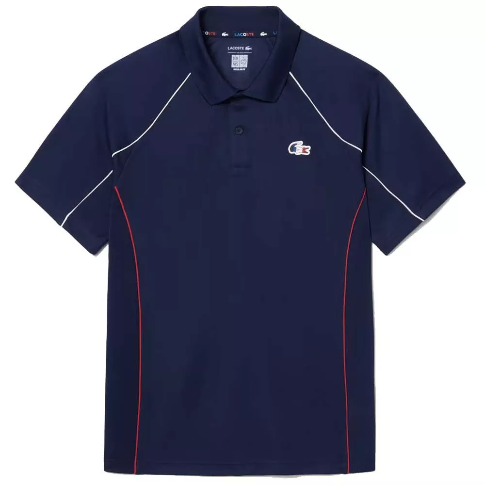 Lacoste French National Tennis Team Polo Navy Blue