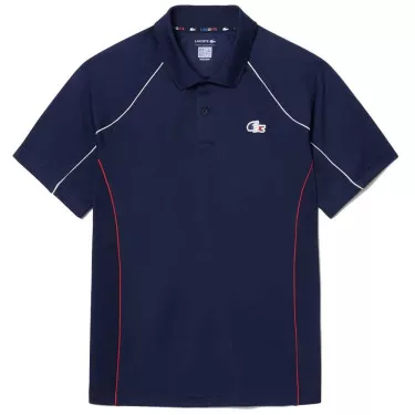 Lacoste French National Tennis Team Polo Navy Blue