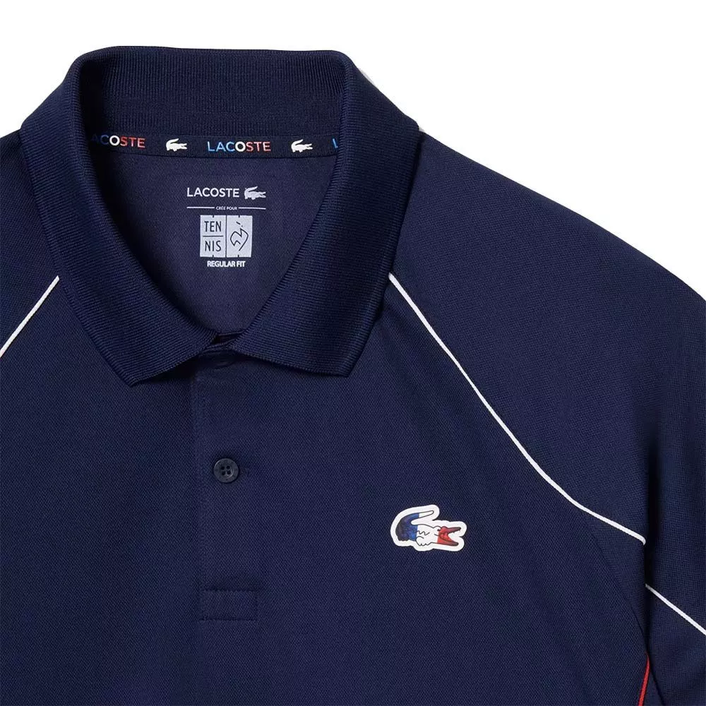Lacoste French National Tennis Team Polo Navy Blue