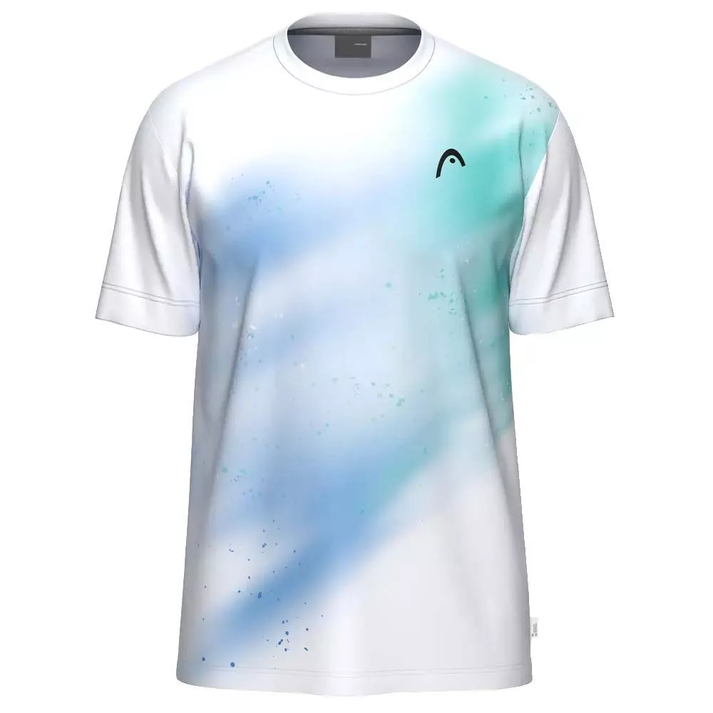 Head TopSpin Junior T-Shirt White / Turquoise
