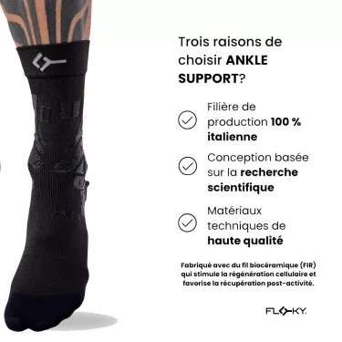 Floky Ankle Support Right Black