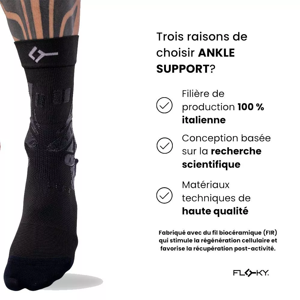 Floky Ankle Support Left Black