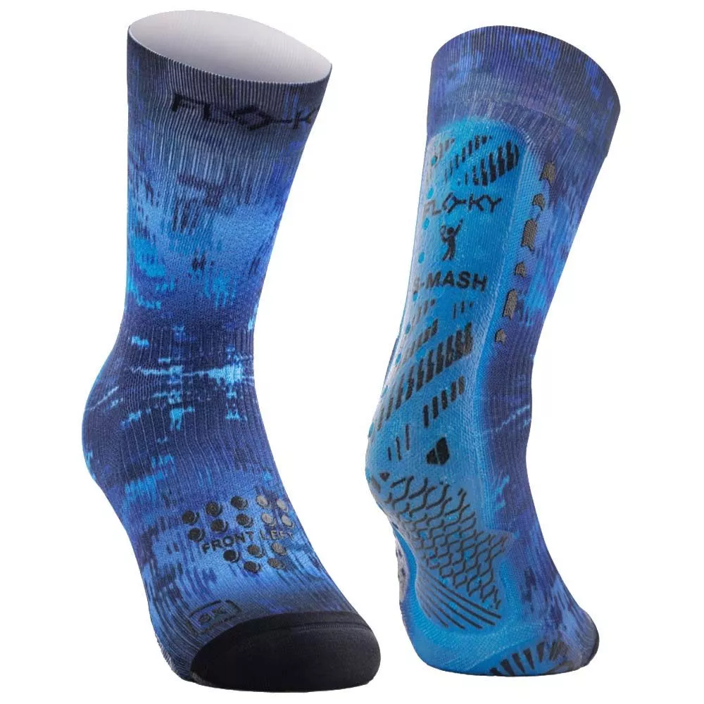 Floky S-MASH 3D FANTASY Compression Socks Blue Supernova