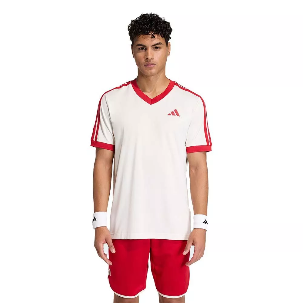 Adidas Tennis Classics T-Shirt White / Red