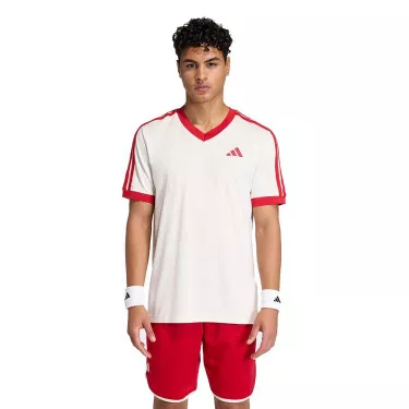 Adidas Tennis Classics T-Shirt White / Red