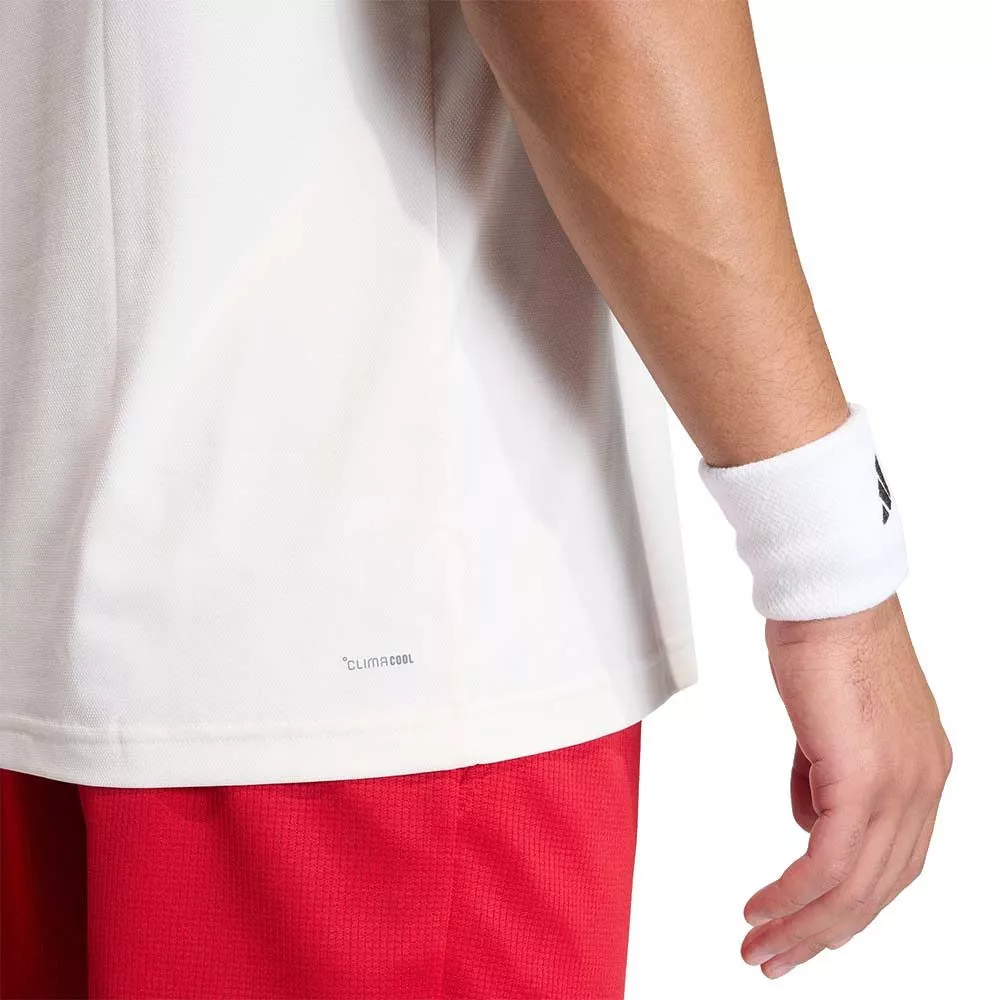 Adidas Tennis Classics T-Shirt White / Red