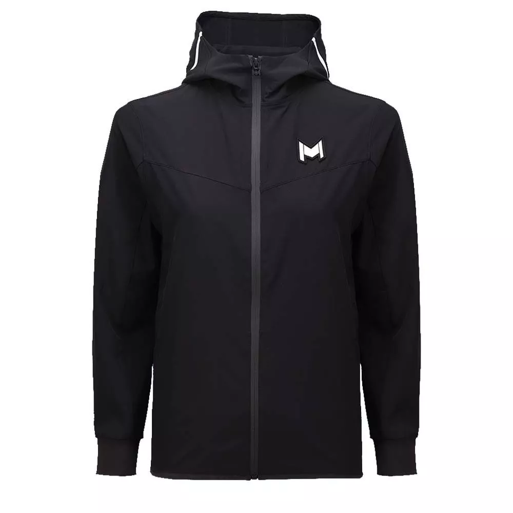 Mouratoglou Junior Hooded Tennis Jacket - Black