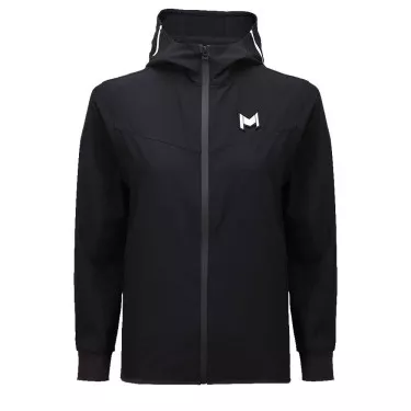 Mouratoglou Junior Hooded Tennis Jacket - Black