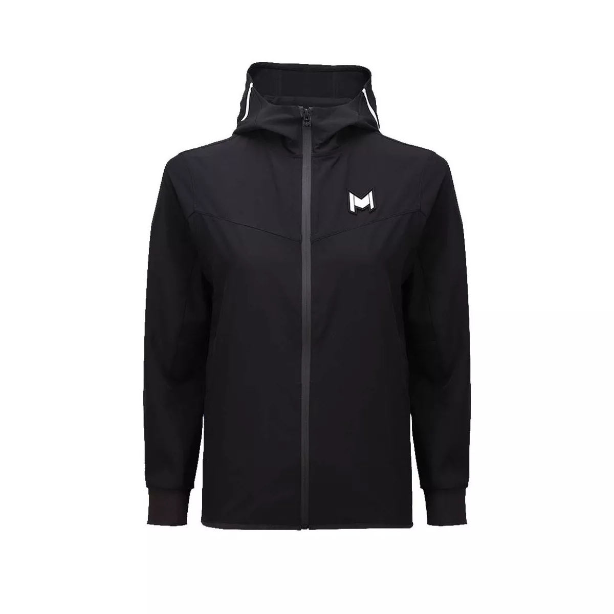 Mouratoglou Junior Hooded Tennis Jacket - Black