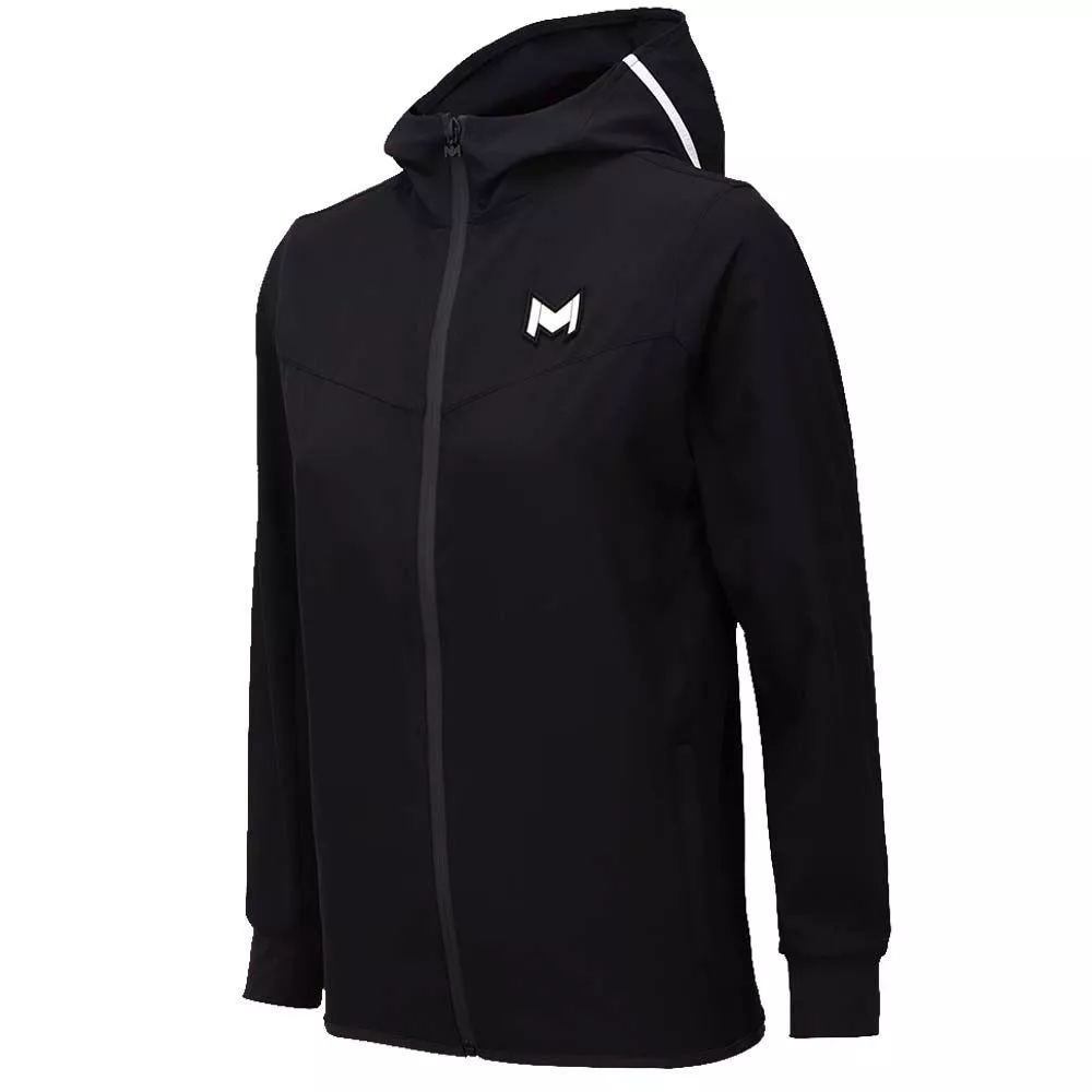 Mouratoglou Junior Hooded Tennis Jacket - Black