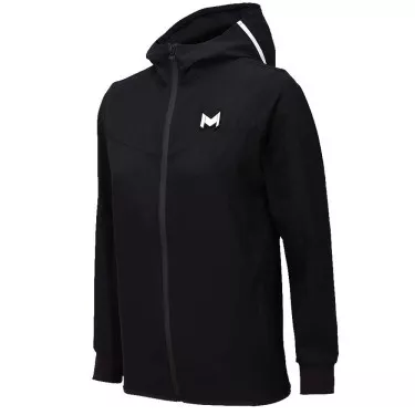 Mouratoglou Junior Hooded Tennis Jacket - Black