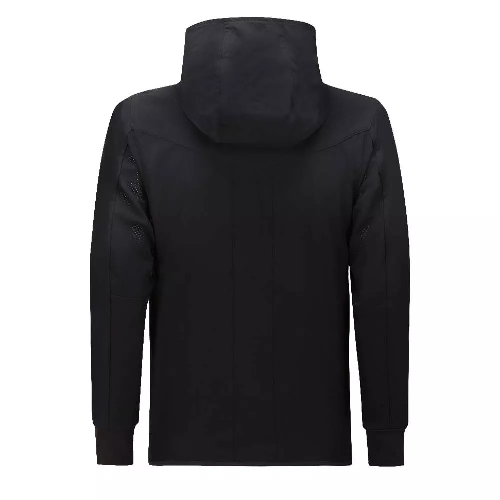 Mouratoglou Junior Hooded Tennis Jacket - Black
