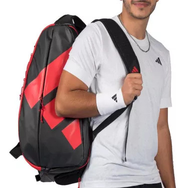 Adidas Multigame 2026 Padel Bag Black / Red Ale Galán
