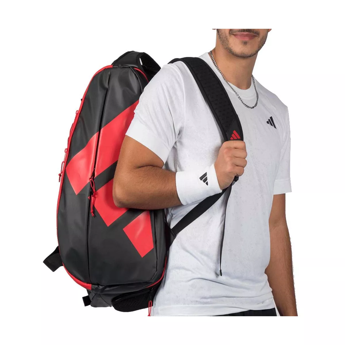 Adidas Multigame 2026 Padel Bag Black / Red Ale Galán