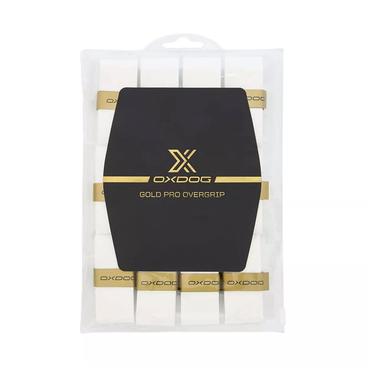 Oxdog Gold Pro White Overgrips x 12