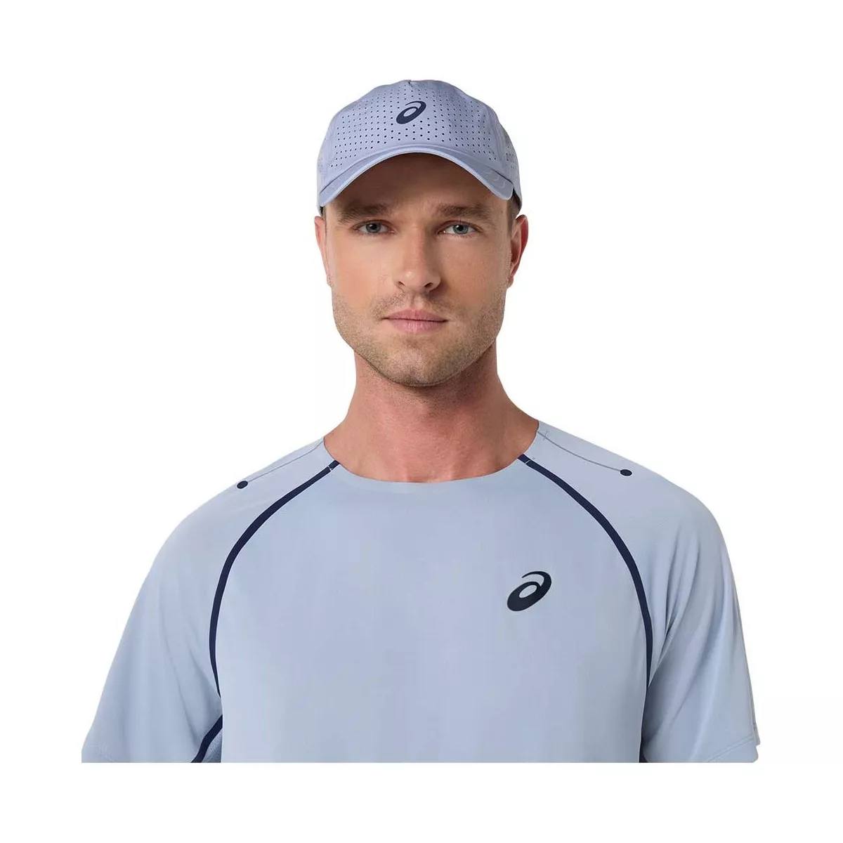 Asics Match SS T-Shirt Grey Blue
