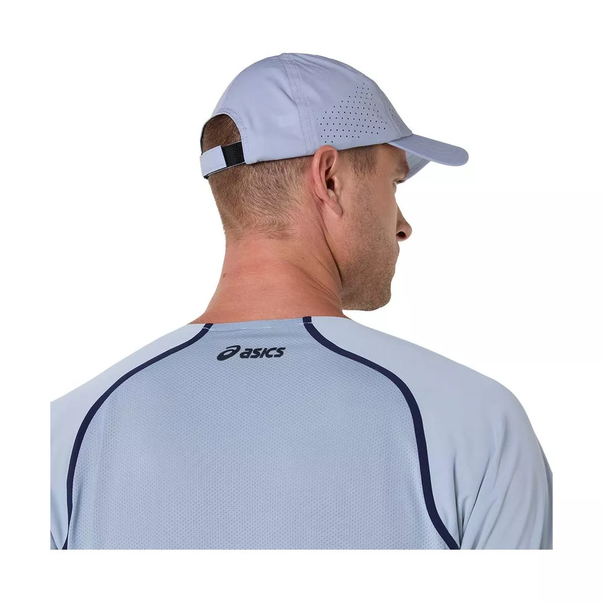 Asics Match SS T-Shirt Grey Blue