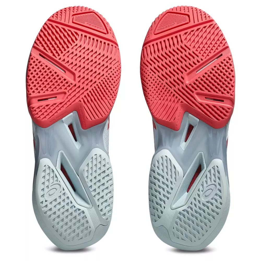 Asics Gel Solution Speed FF 4 Women's Tennis Shoes Pastel Blue / Red