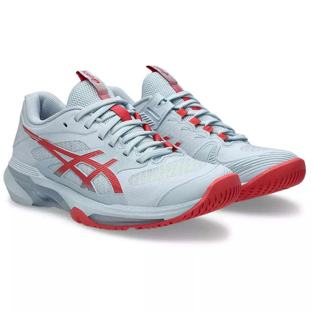 Asics Gel Solution Speed FF 4 Women's Tennis Shoes Pastel Blue / Red