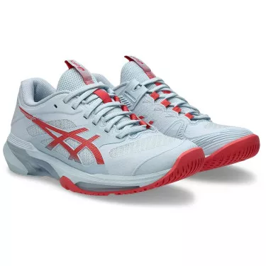 Asics Gel Solution Speed FF 4 Women's Tennis Shoes Pastel Blue / Red