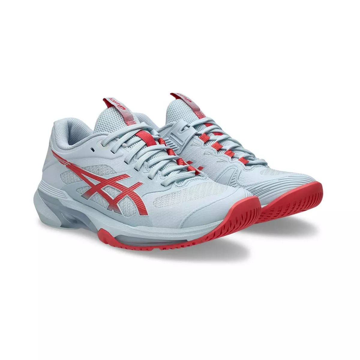Asics Gel Solution Speed FF 4 Women's Tennis Shoes Pastel Blue / Red