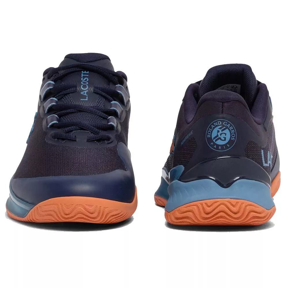 Lacoste AG-LT Ultra Roland Garros Clay Court Tennis Shoes Navy Blue