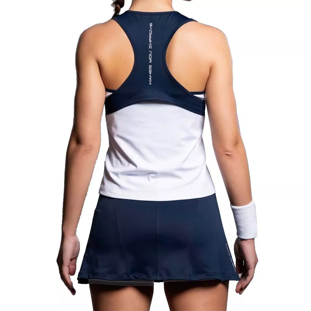 Nox Team 26 Women's White / Navy Tank Top