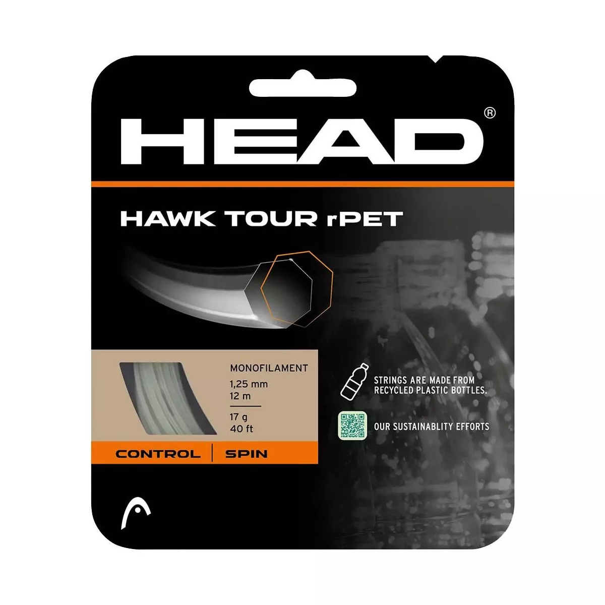 Head Hawk Tour rPET 12m String