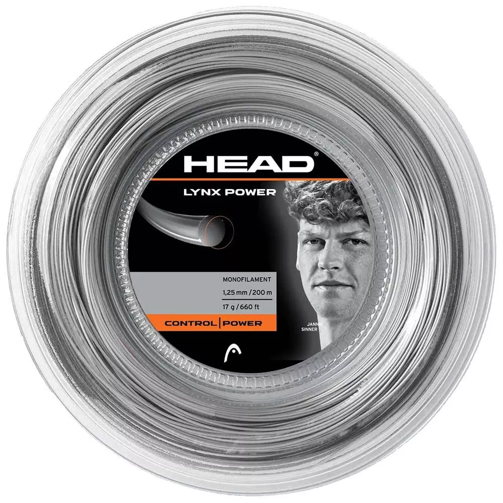 Head Lynx Power Grey 200m Reel