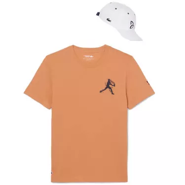 Lacoste Tennis x Novak Djokovic T-Shirt & Cap Pack - Orange
