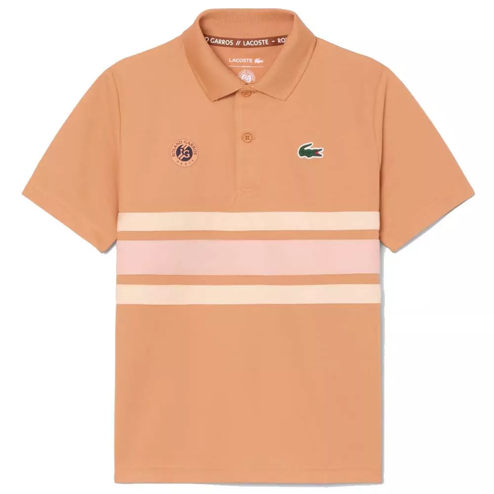Lacoste Roland Garros Ball Boy Junior Polo Shirt Orange