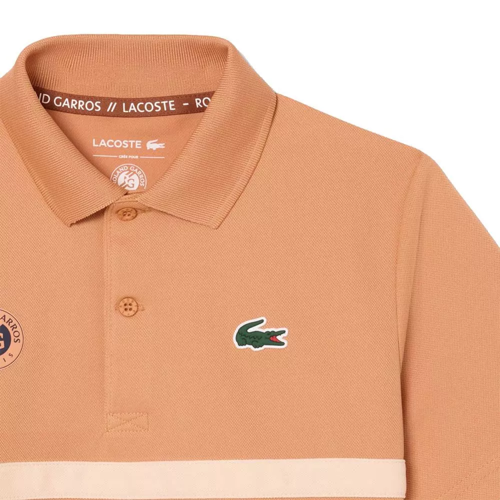 Lacoste Roland Garros Ball Boy Junior Polo Shirt Orange