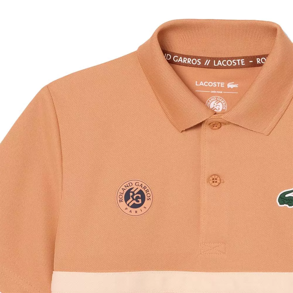 Lacoste Roland Garros Ball Boy Junior Polo Shirt Orange