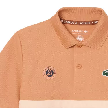 Lacoste Roland Garros Ball Boy Junior Polo Shirt Orange