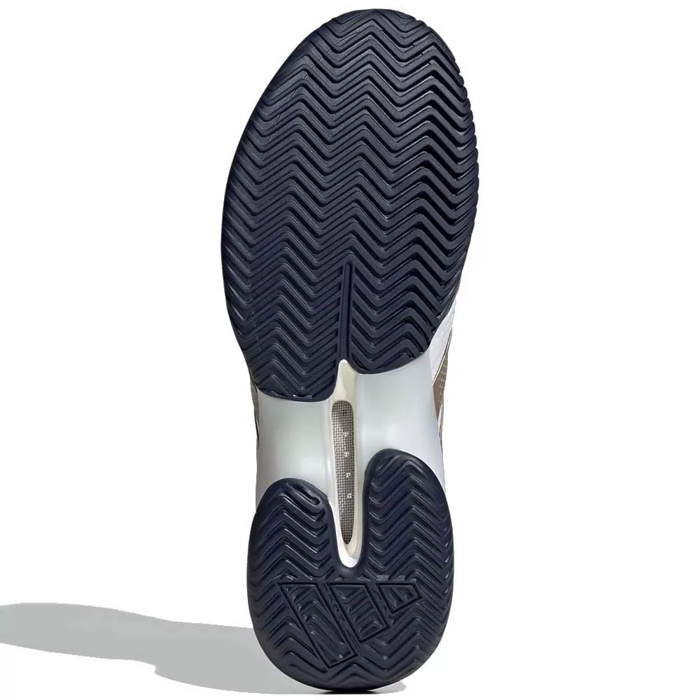 Adidas Barricade 14 Tennis Shoes White / Navy Blue