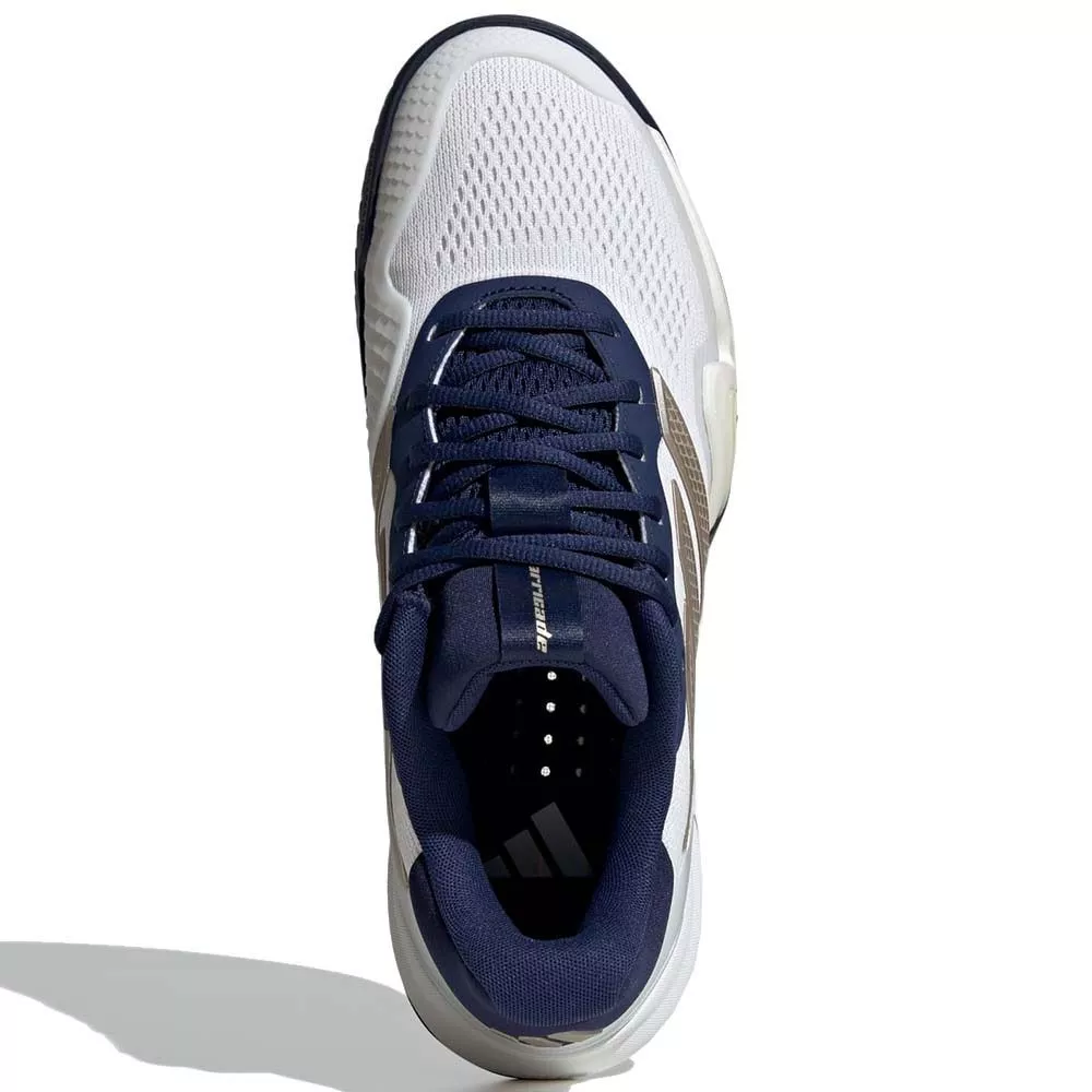 Adidas Barricade 14 Tennis Shoes White / Navy Blue