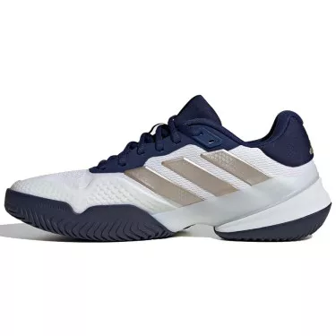Adidas Barricade 14 Tennis Shoes White / Navy Blue