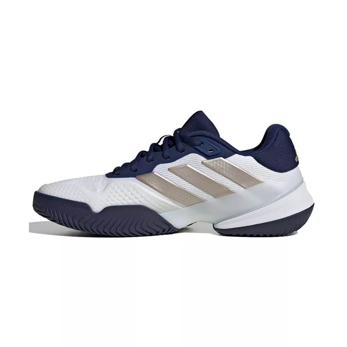 Adidas Barricade 14 Tennis Shoes White / Navy Blue