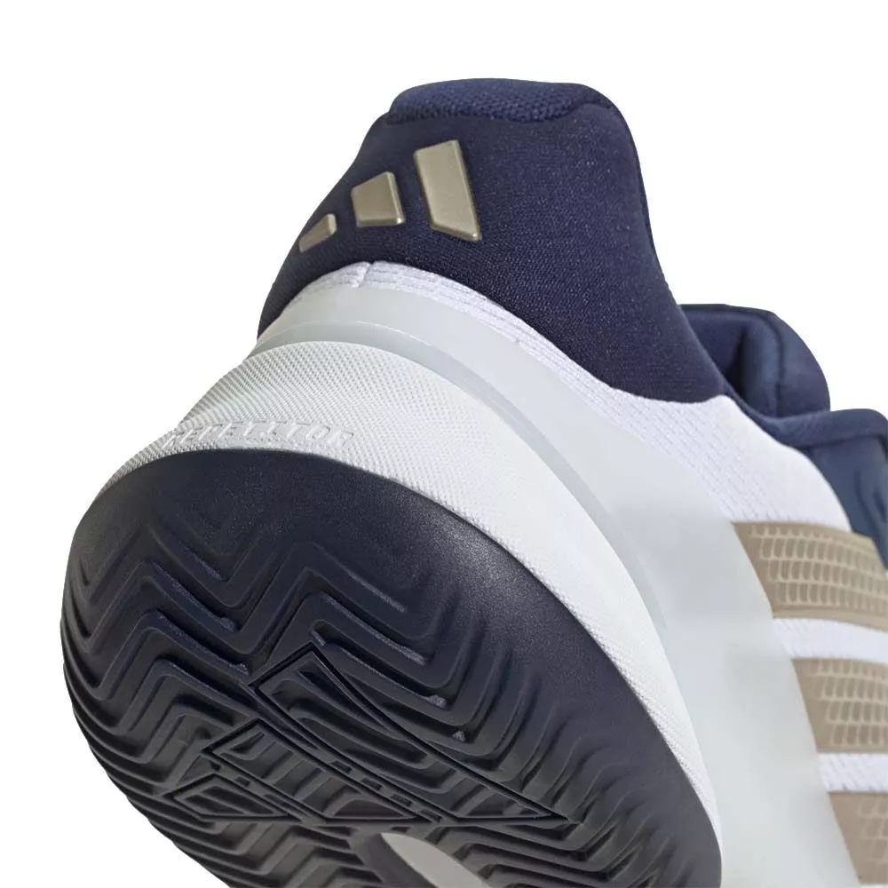 Adidas Barricade 14 Tennis Shoes White / Navy Blue