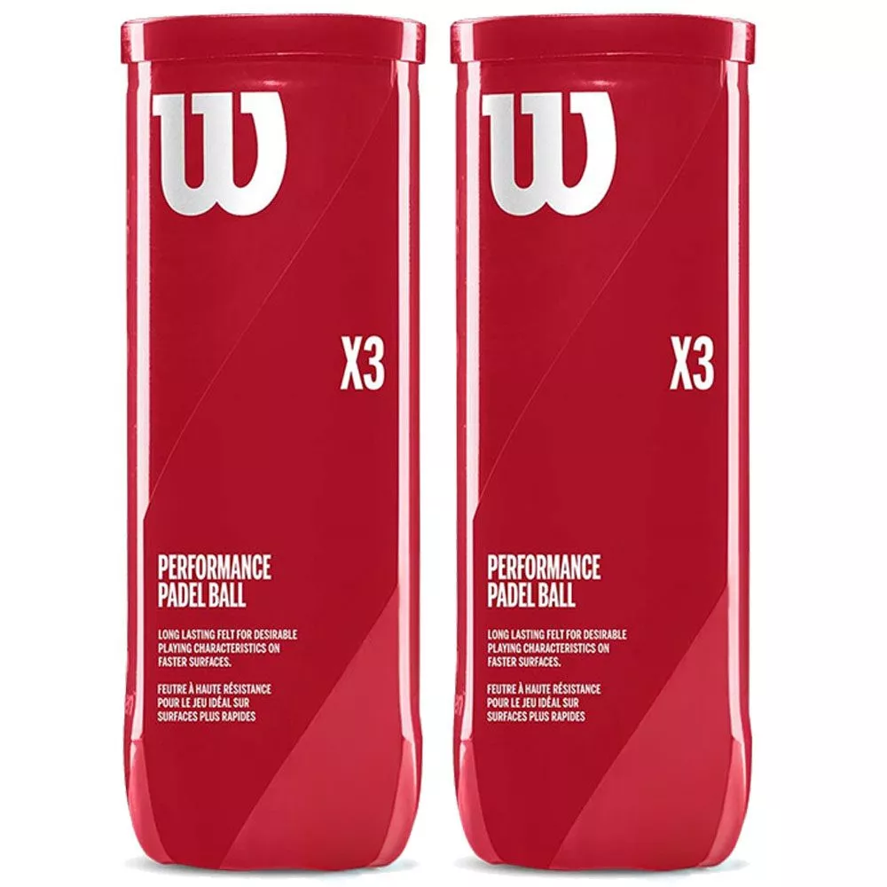 Wilson Padel X3 Balls - Twin Pack (2x3 Balls)