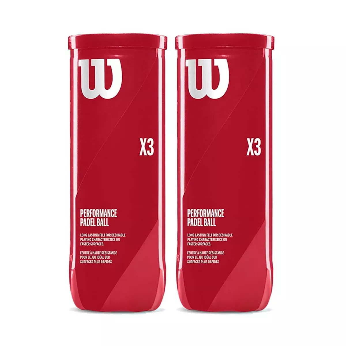 Wilson Padel X3 Balls - Twin Pack (2x3 Balls)